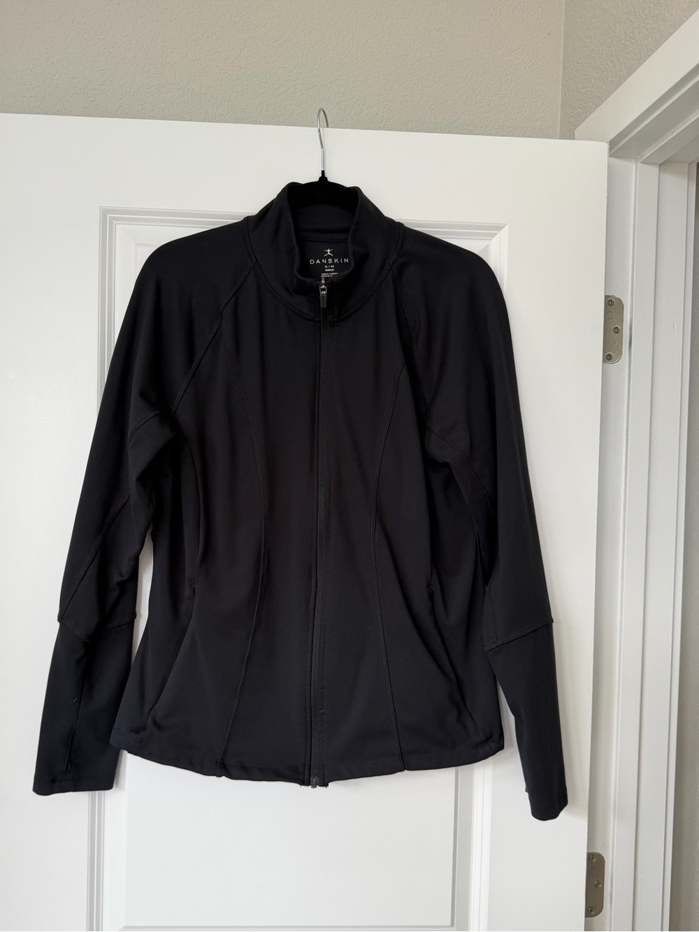 Danskin Black Full-Zip Athletic Jacket